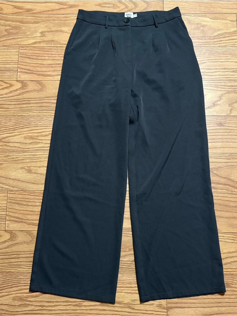 Princess Polly Wide Leg Gray Trouser Pants Office Work Business Career 12